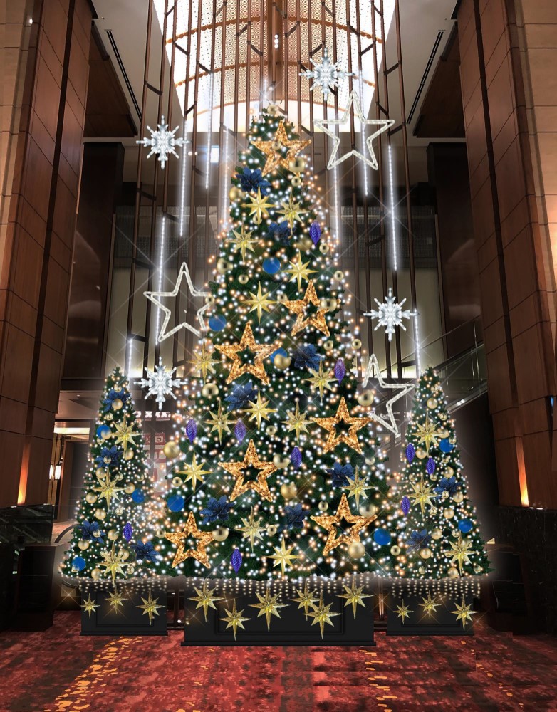  東京會舘のクリスマス「 星の降るブルー・スター・クリスマス」 2023 