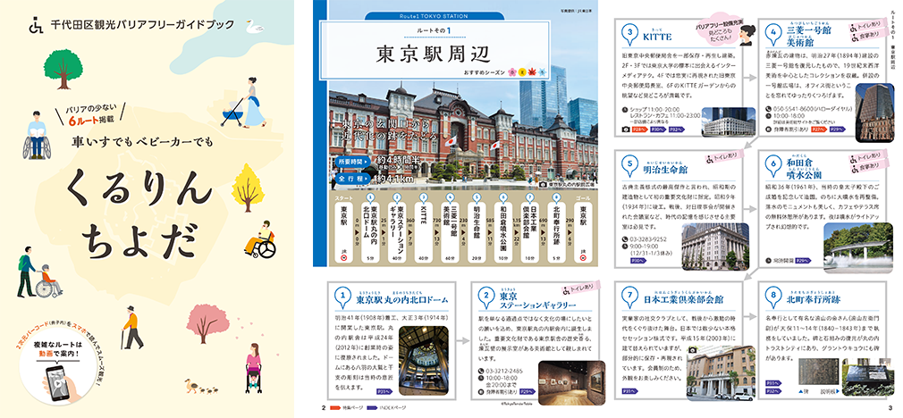 千代田区観光マップ「千代田あるき地図マップ＆ガイド」（日本語）